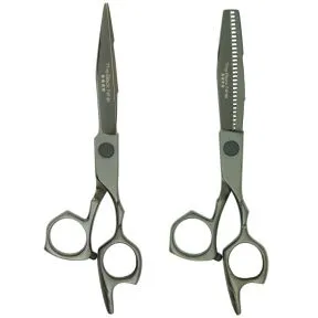 Matakki Black Ninja Professional Hair Cutting Scissor Set